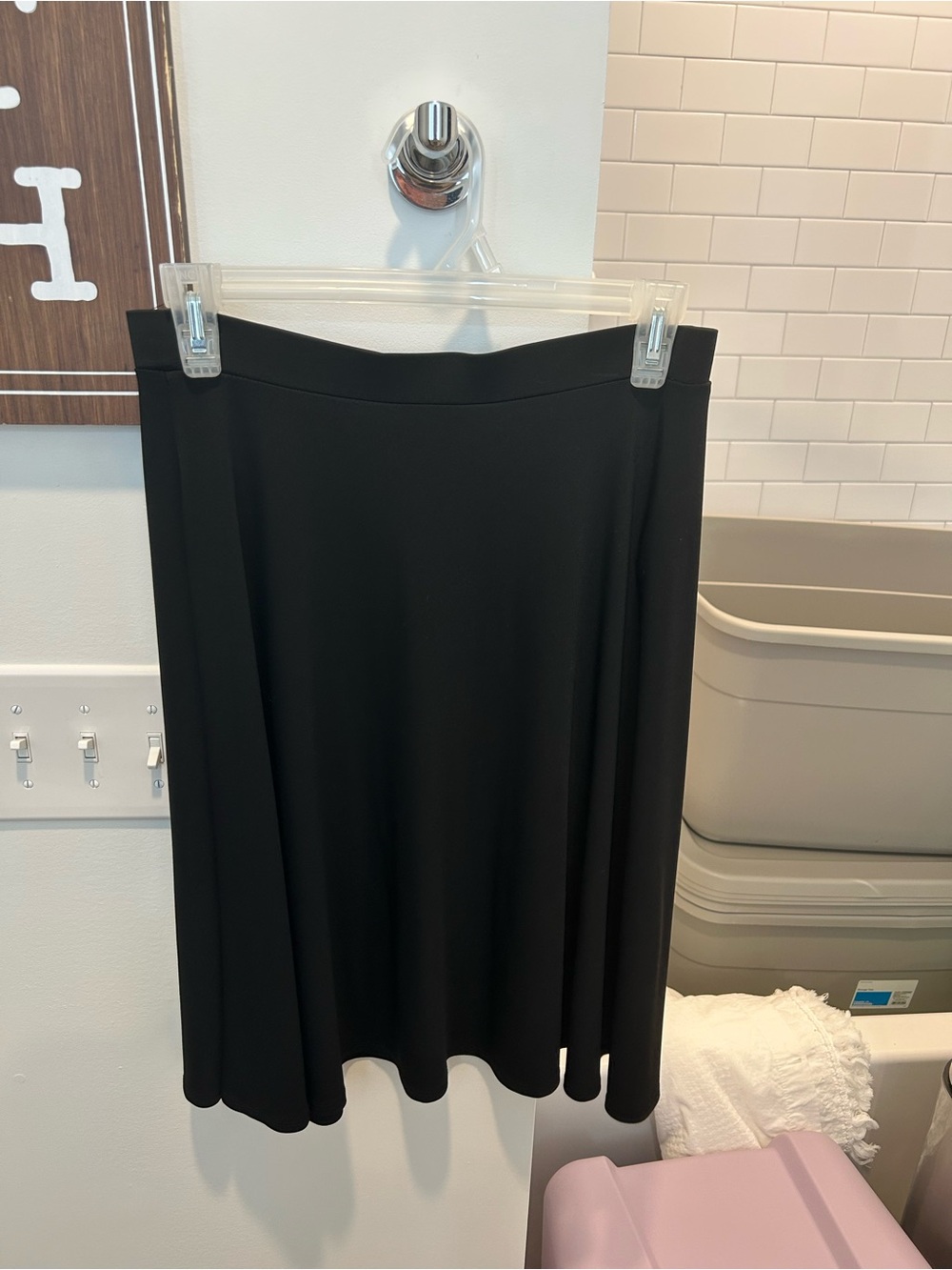 George Women's Black A-line Skirt